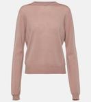 Шерстяной свитер maglia Rick Owens, розовый - фото