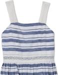Джимовое платье без рукавов в полоску с подкладкой Speechless, Denim - фото 2