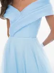Платье с открытыми плечами Ana Radu, синий - фото 5