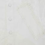 Топ Who Decides War Altar Button Down, Cream - фото 3