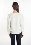 Базовый свитер usha WHITE LABEL Sweater, белый - фото 4