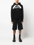 Худи с логотипом Alexander McQueen, черный - фото 2