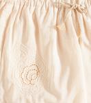 Вышитые хлопковые шорты Halliday Zimmermann Kids, кремовый - фото 3