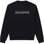 Свитшот унисекс черный DESCENTE, синий - фото 4