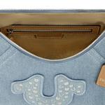Сумка True Religon Strudded logo Denim Hobo True Religion, Denim - фото 5