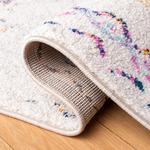 Ковер-дорожка SAFAVIEH, 61 x 275 см, Tulum Collection, Ivory & Fuchsia, марокканский бохо дистресс дизайн, не линяет и прост в уходе, идеален для помещений с высокой проходимостью в гостиной, спальне (TUL268E) - фото 6