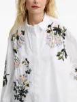 Декорированная рубашка MUNTHE, белый - фото 3