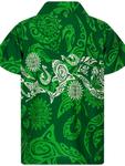 Рубашка King Kameha Maori Chest, зеленый - фото 2
