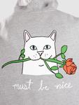 Толстовка RIPNDIP Romantic Nerm Hoodie, heather gray - фото 5