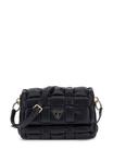 Сумка кросс-боди Guess MARION FLAP SHOULDER , Schwarz/Black - фото