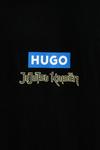 Хлопковый лонгслив HUGO Blue, черный - фото 5