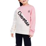 Свитшот Candlelight Peach детский Converse, светло-коралловый - фото 7