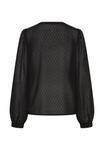 Блуза Kaffe KALEONORA BLOUSE, Black Deep/Mottled Black - фото 6