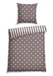 Пододеяльник SCHIESSER Sterne Feinbiber, серый - фото 2