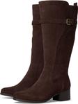 Ботинки Naturalizer Women's Kenna Extra Wide Calf Knee High Boots, Chocolate Bar Brown Suede - фото