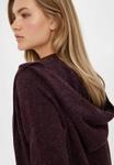 Кардиган Vero Moda VMDOFFY OPEN HOOD CARDIGAN , Winetasting/Bordeaux - фото 4