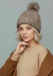 Шапка Neverless Beanie, Dunkel-Beige/Mottled Beige - фото