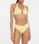 Плавки бикини в стиле Прованс Melissa Odabash, Yellow Ribbed - фото 2