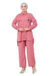 Брючный костюм MODAMIHRAM, малиновый - фото 2