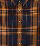 Рубашка из хлопковой смеси в клетку Танго Bonpoint, темно-синий - фото 3