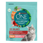 Корм для стерилизованных кошек Purina One Dual Nature Uri-Balance с лососем и клюквой 1,4 кг - фото