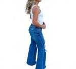 Синие джинсы с эффектом поношенности BLAKELEY - фото 5