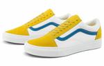 Кроссовки Vans Old Skool White/Yellow/Blue - фото 3