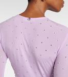 Платье макси из джерси с декором от Second Skin Rabanne, Lilac Rose - фото 5