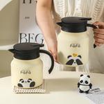 Чайники KAWASIMAYA, [One Pot, Two Cups]Panda Fafa Tea Strainer Keep Warm Kettle 800Ml (Face Holding) - фото 3