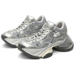 Кроссовки Sugar Drop Chunky женские средней высоты Daphne Lab, серый - фото 6