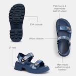 Женские сандалии на платформе COACH Brynn, Denim - фото 3