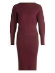 Вязаное платье zero, Dark red - фото