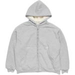 Худи на молнии Acne Studios, серый - фото