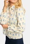 Блуза Liberté Essentiel FLORA, Creme/Blue Bow Hearts/Beige - фото 3
