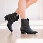 Простые ботильоны Джейн Lane, Matte Black - фото 2