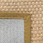 Ковер-дорожка SAFAVIEH, 77 x 366 см, Natural Fiber Collection - Natural & Olive Green, сизаль, узор "корзинное плетение" с каймой (NF114G) - фото 7