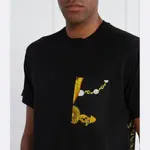 Футболка стандартного кроя Versace, черный - фото 4