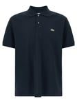 Поло с нашивкой-логотипом Lacoste, синий - фото