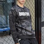 LINING Толстовка Badfive мужская черный камуфляж - фото 5