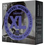 Струны для электрогитары D'Addario EXL125 Super Light Top/Regular Bottom, набор из 10 штук - фото