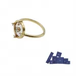 Позолоченные кольца Women's Swarovski - фото