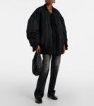 Куртка-бомбер из твила Junya Watanabe, черный - фото 2