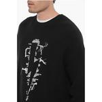 Черный хлопковый свитер Neil Barrett, Black - фото 3