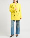 Пальто Msgm, желтый - фото 3