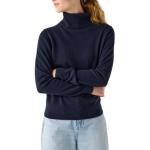 Кашемировый свитер Women's UNIQLO, темно-синий - фото