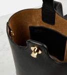 Кожаная сумка-ведро pebble mini Loewe, черный - фото 3