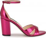 Сандалии Nine West Saile, цвет Dark Pink Mirror Metallic - фото 5