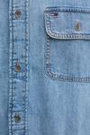 Джинсовая рубашка Tommy Jeans, синий - фото 5