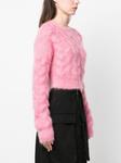 Dsquared2 фактурный джемпер, розовый - фото 3