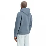 Худи Alpha Industries Basic Small Logo, синий - фото 2